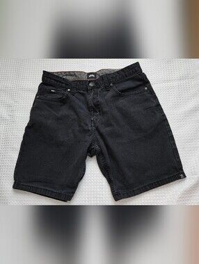 Vans Men's Black Flat Front Shorts Size 30